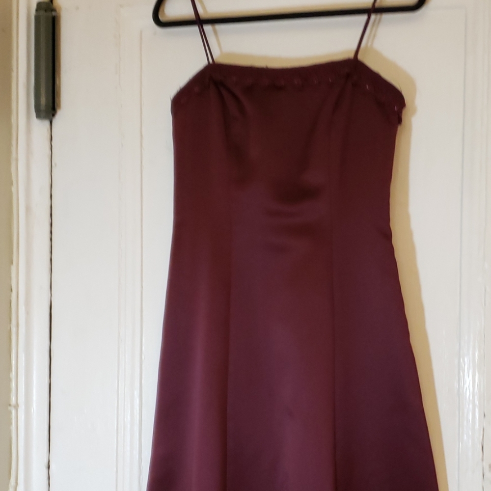 Dave & Johnny Plum Maxi Gown Size 7-8 - Picture 5 of 8